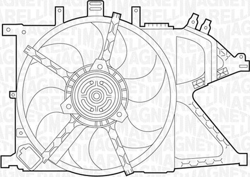 Magneti Marelli 069422331010 - Вентилятор, охлаждение двигателя autosila-amz.com