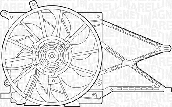 Magneti Marelli 069422332010 - Вентилятор, охлаждение двигателя autosila-amz.com