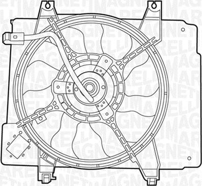 Magneti Marelli 069422323010 - Вентилятор, охлаждение двигателя autosila-amz.com