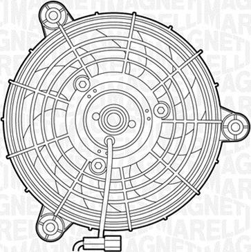 Magneti Marelli 069422295010 - Вентилятор, охлаждение двигателя autosila-amz.com