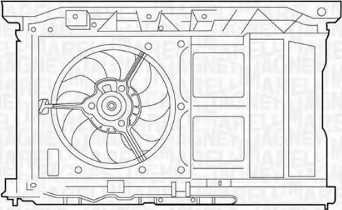 Magneti Marelli 069422290010 - Вентилятор, охлаждение двигателя autosila-amz.com