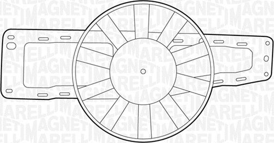 Magneti Marelli 069422217010 - Вентилятор, охлаждение двигателя autosila-amz.com