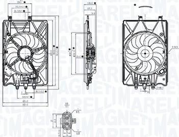 Magneti Marelli 069422781010 - Вентилятор, охлаждение двигателя autosila-amz.com