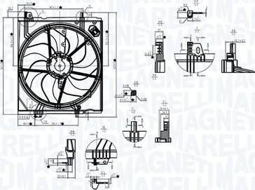 Magneti Marelli 069422787010 - Вентилятор, охлаждение двигателя autosila-amz.com