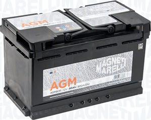 Magneti Marelli 069080800009 - Стартерная аккумуляторная батарея autosila-amz.com