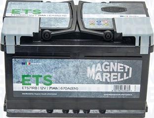 Magneti Marelli 069071670006 - Стартерная аккумуляторная батарея autosila-amz.com