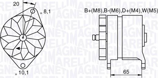 Magneti Marelli 063534681400 - Генератор autosila-amz.com