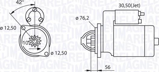 Magneti Marelli 063521250420 - Стартер autosila-amz.com