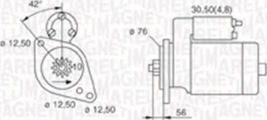 Magneti Marelli 063521230120 - Стартер autosila-amz.com