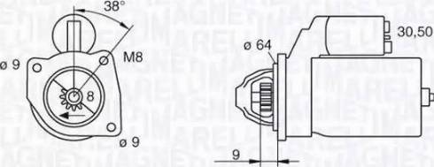 Magneti Marelli 063102018010 - Стартер autosila-amz.com