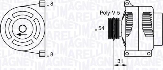 Magneti Marelli 063377426010 - Генератор autosila-amz.com