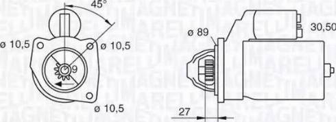 Magneti Marelli 063216733010 - Стартер autosila-amz.com