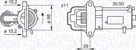 Magneti Marelli 063280023010 - Стартер autosila-amz.com