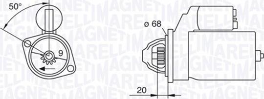 Magneti Marelli 063226801010 - Стартер autosila-amz.com