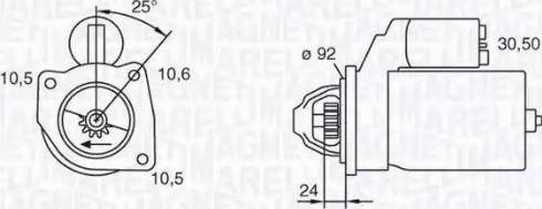 Magneti Marelli 063227501010 - Стартер autosila-amz.com