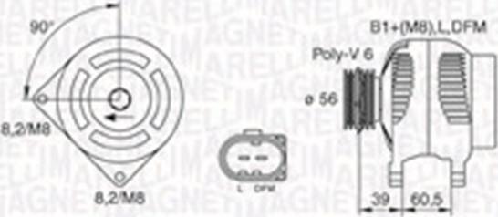 Magneti Marelli 063731446010 - Генератор autosila-amz.com