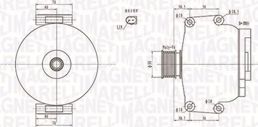 Magneti Marelli 063731908010 - Генератор autosila-amz.com