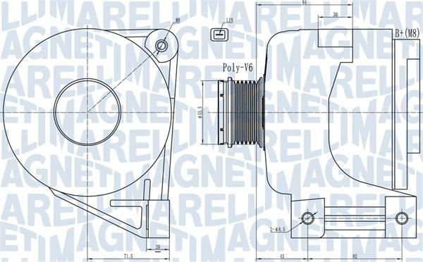 Magneti Marelli 063731988010 - Генератор autosila-amz.com