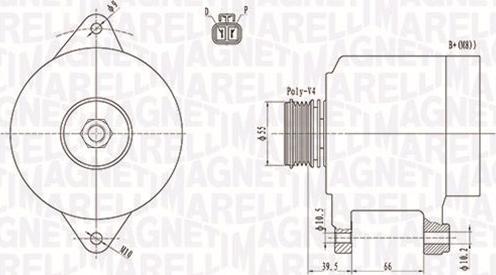 Magneti Marelli 063731409010 - Генератор autosila-amz.com