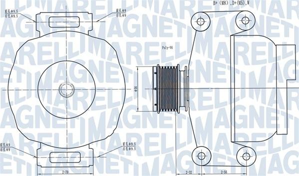 Magneti Marelli 063731489010 - Генератор autosila-amz.com