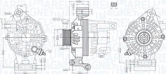 Magneti Marelli 063731474010 - Генератор autosila-amz.com