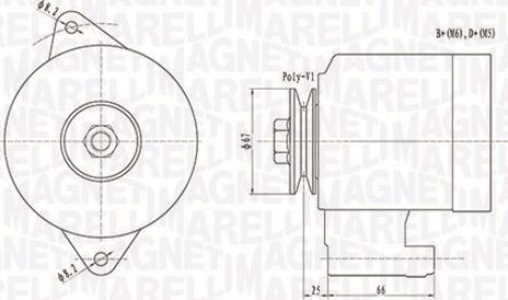 Magneti Marelli 063731472010 - Генератор autosila-amz.com