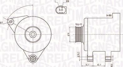 Magneti Marelli 063731546010 - Генератор autosila-amz.com