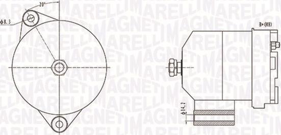 Magneti Marelli 063731586010 - Генератор autosila-amz.com