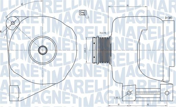 Magneti Marelli 063731673010 - Генератор autosila-amz.com