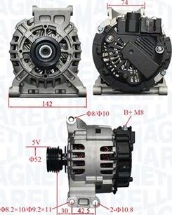 Magneti Marelli 063731875010 - Генератор autosila-amz.com