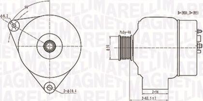 Magneti Marelli 063731301010 - Генератор autosila-amz.com