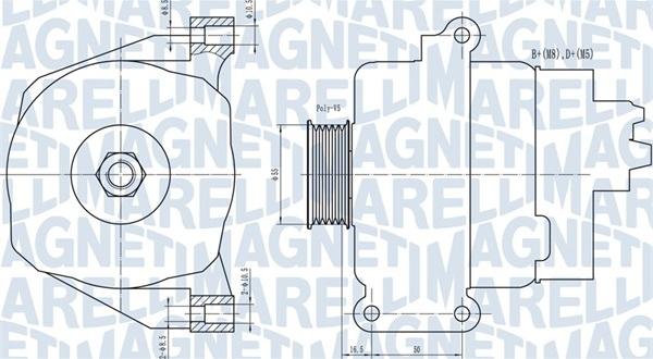 Magneti Marelli 063731766010 - Генератор autosila-amz.com