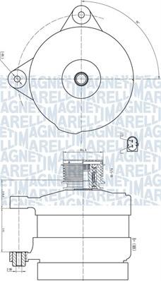 Magneti Marelli 063732188010 - Генератор autosila-amz.com