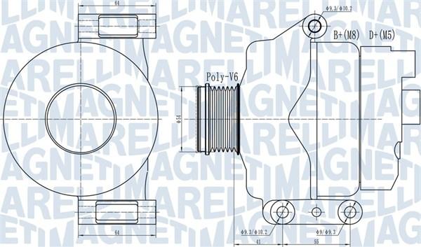 Magneti Marelli 063732132010 - Деталь: PSA, FIAT autosila-amz.com