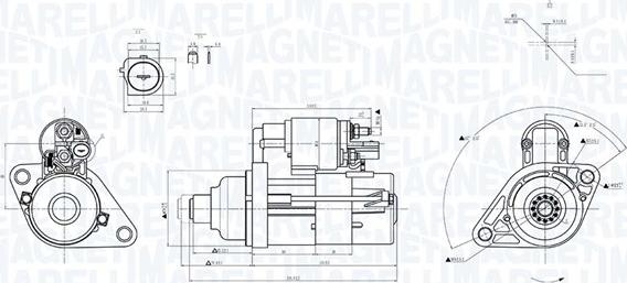 Magneti Marelli 063725634010 - Стартер autosila-amz.com