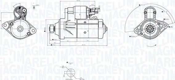 Magneti Marelli 063726156010 - Стартер autosila-amz.com