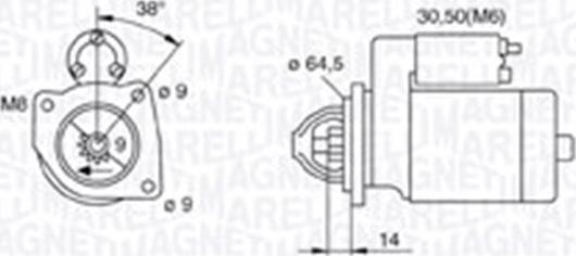 Magneti Marelli 063720796010 - Стартер autosila-amz.com