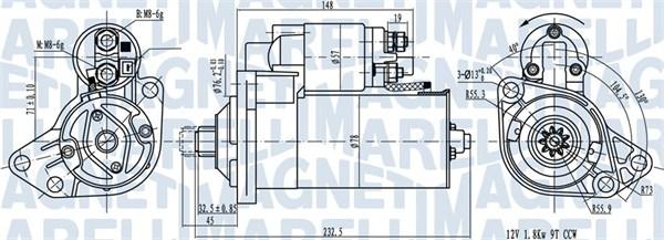 Magneti Marelli 063720789010 - Стартер autosila-amz.com