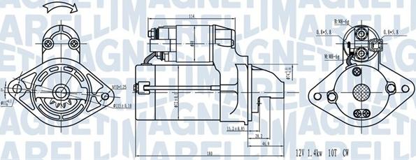 Magneti Marelli 063721441910 - Стартер autosila-amz.com