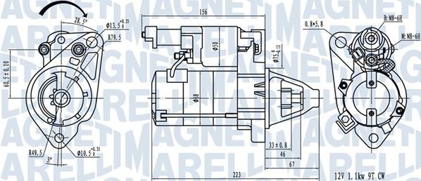 Magneti Marelli 063721458010 - Стартер autosila-amz.com