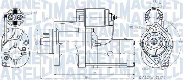 Magneti Marelli 063721439010 - Стартер autosila-amz.com