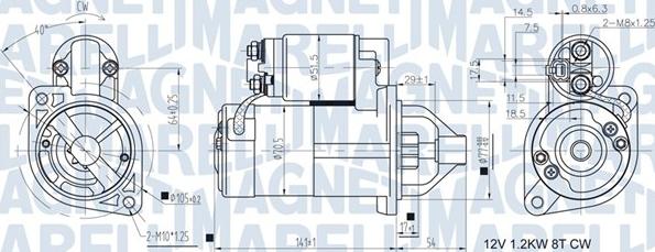 Magneti Marelli 063721433010 - Стартер autosila-amz.com