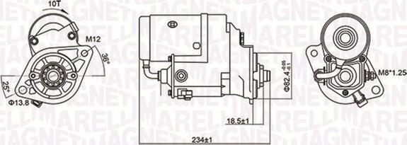 Magneti Marelli 063721154010 - Стартер autosila-amz.com