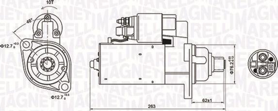 Magneti Marelli 063721181010 - Стартер autosila-amz.com