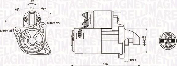 Magneti Marelli 063721136010 - Стартер autosila-amz.com