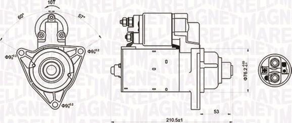 Magneti Marelli 063721176010 - Стартер autosila-amz.com