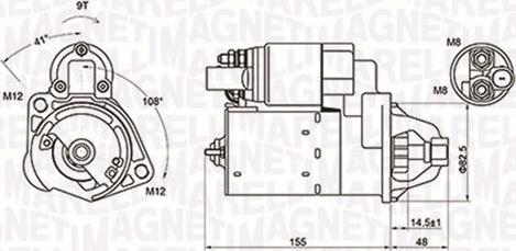 Magneti Marelli 063721394010 - Стартер autosila-amz.com