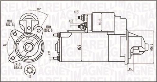 Magneti Marelli 063721396010 - Стартер autosila-amz.com