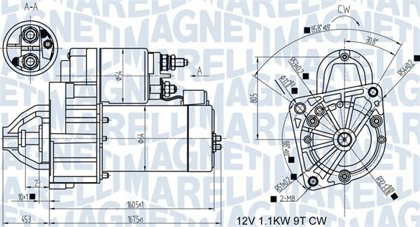 Magneti Marelli 063721345010 - Стартер autosila-amz.com