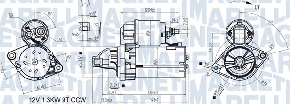 Magneti Marelli 063721346010 - Стартер autosila-amz.com